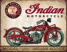 New Tin Signs Indian Scout