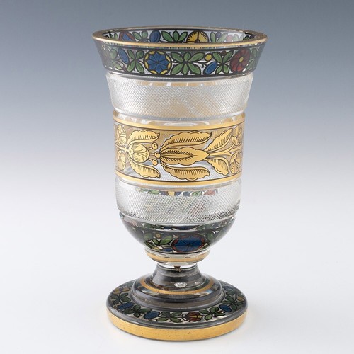 Bohemian vase goblet form - goblet,