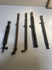 5 vintage brass garden