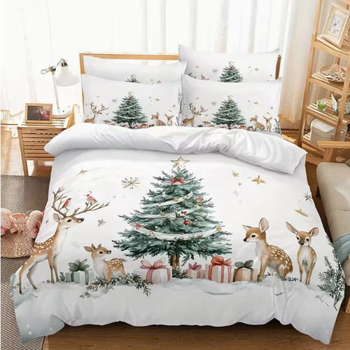 Christmas tree reindeer - tree,