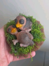 OOAK Hatchling baby birds &