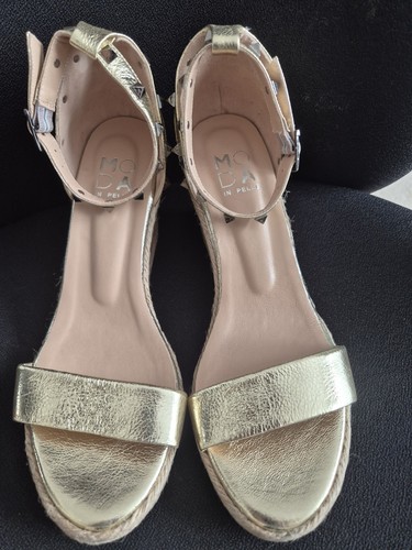 Moda pelle gold leather - in,