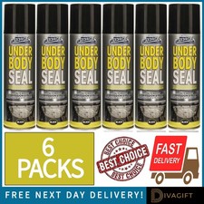 6 x CARPRIDE UNDERSEAL SPRAY PAINT 400ML FOR CAR UNDER BODY PROTECTION SEAL NEW