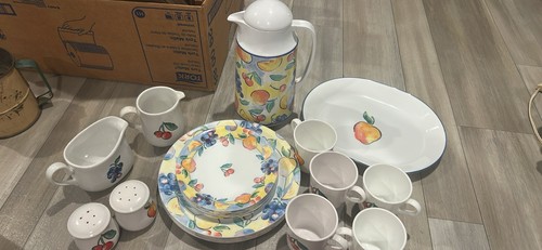Vintage corelle dinnerware set - vintage,