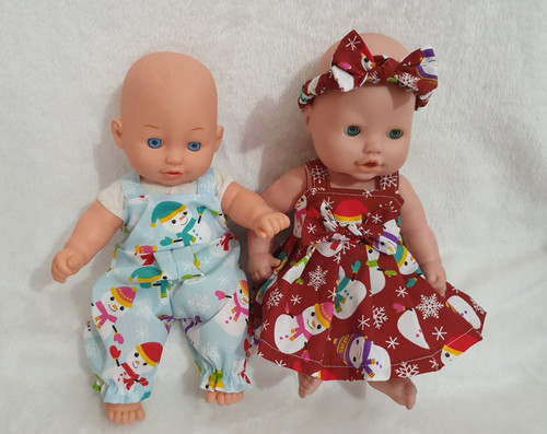 Baby dolls clothes - 11"-12",