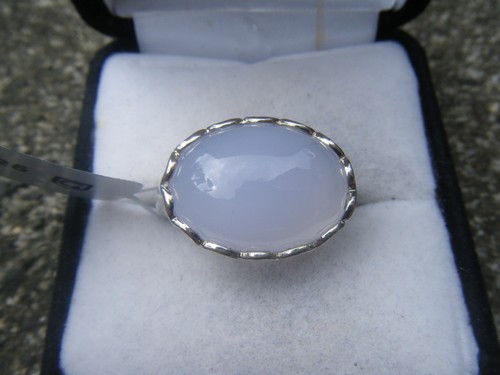 Turkish chalcedony silver - silver, ring