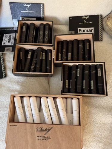 Davidoff empty cigar tubes - tubes, &