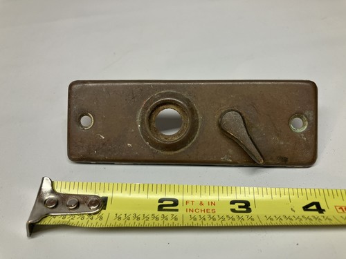 Antique brass escutcheon back