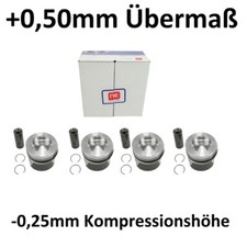 4x pistons +0.50 oversize for