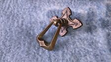 ANTIQUE STYLE BRASS/BRONZE LOOK 4 POINT CELTIC BACK PLATE DRAW HANDLE