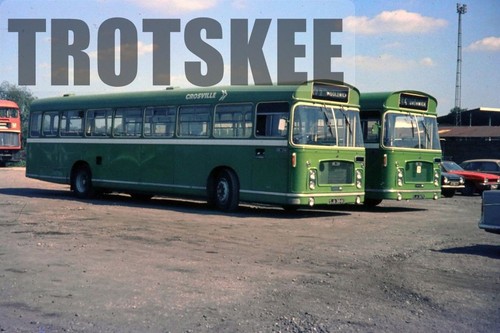 35mm slide crosville bristol - crosville,