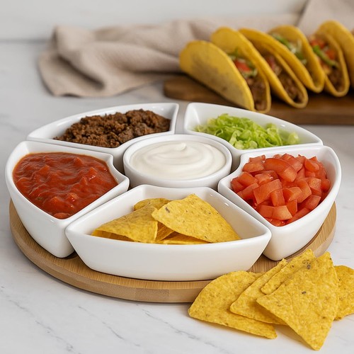 Snack serving tray - serving, party