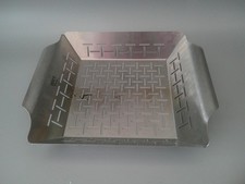 Weber Barbecue Basket Meat Vegetables Grilling Stainless Steel Square 300mm