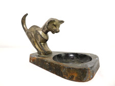 Vintage ART DECO CUBIST CAT