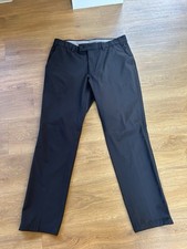 Rrp £59.99 Stromberg Men's Weather Tech Stretch Golf  Black Trousers W36 L31/32