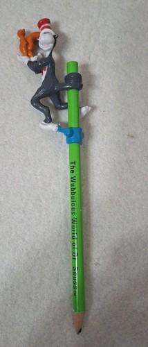 Cat the hat pencil topper - cat, in