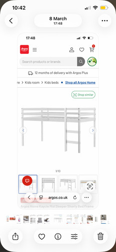 Kaycie mid sleeper shorty bed - shorty,