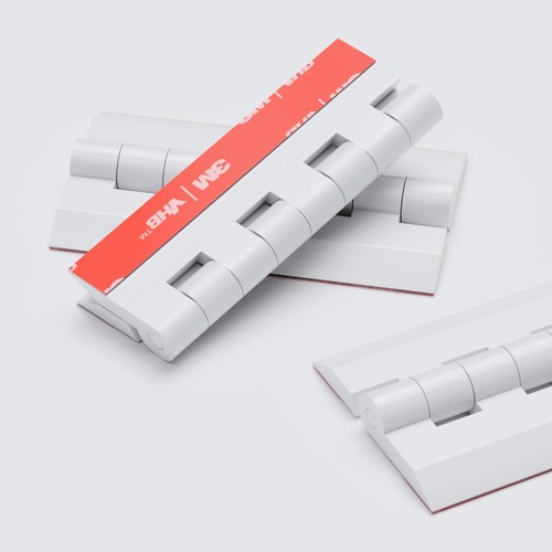 White acrylic piano - piano, hinges