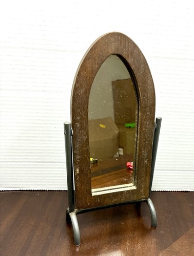 Vtg wooden mcm - vtg, tilting