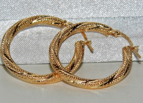 9ct yellow gold 25mm - gold,