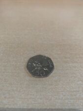 50p coin Fifty Pence - 1997 Queen Elizabeth II Guernsey - Freesia Flowers . VGC