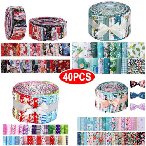40pcs floral cotton - floral,