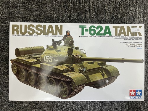 Tamiya 35108 russian 62a - tamiya, t-62a