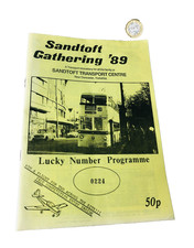 Leaflet Bus Sandtoft Gathering 1989 Transport Vintage ra