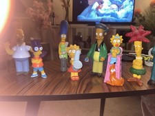 Rare Burger King the Simpsons 2000 Collectible Figures Bundle