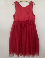 Beautiful Girls H&M Red Party Dress Age 6-7 Years *Christmas*