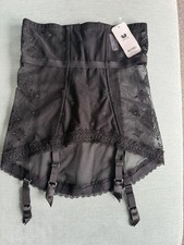 Black Lace Waist Cincher with