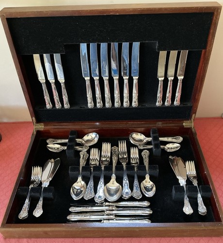 Canteen pieces of - of, silver