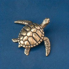 Mini Brass Copper Metal Turtle