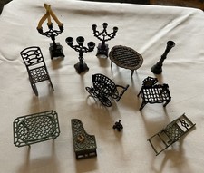 ANTIQUE FRENCH METAL DOLLS