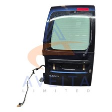 VW Caddy 2014 Blue LH5X Rear Van Door Left Side 2K0827091J