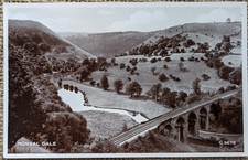 Monsal Dale, Headstone Viaduct, Peak District, Derbyshire, Valentine's Postcard