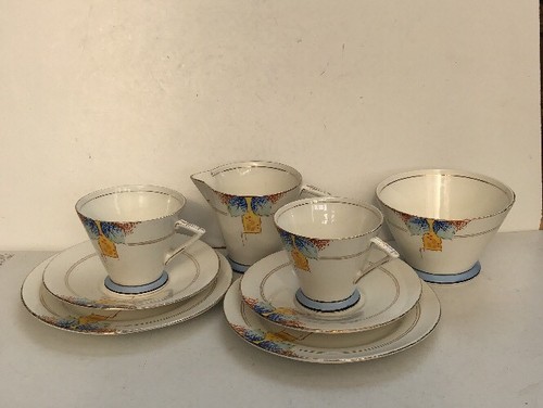 Vintage palissy tea set - vintage,