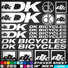 18x DK BICYCLES Vinyl Decal