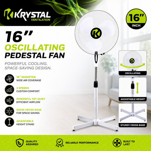 Pedestal fan cooling - fan,