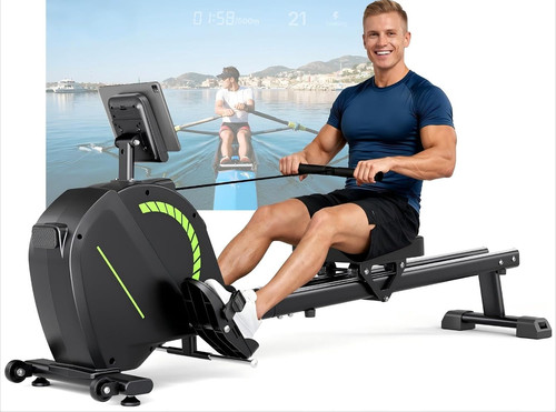 Folding rowing machine quiet - folding,