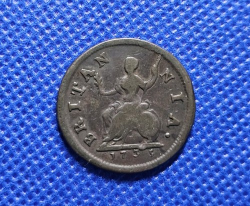 1735 farthing george - 1735, ii