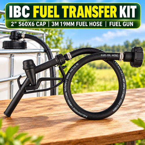Ibc tank gravity fuel - gun, kit