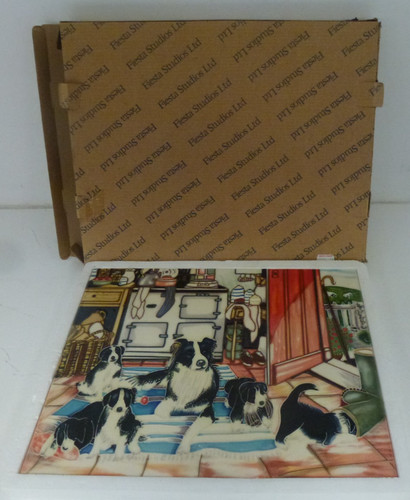 Vintage ceramic tile wall - vintage,
