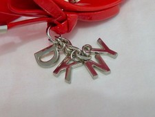 Red White DKNY Designer Nina Wedge Flip Flop / Thong Sandal Size 3 / 4 - HOLIDAY