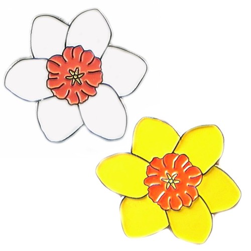 Daffodil flower metal - 2, x