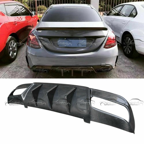 Carbon fiber rear bumper - fiber,