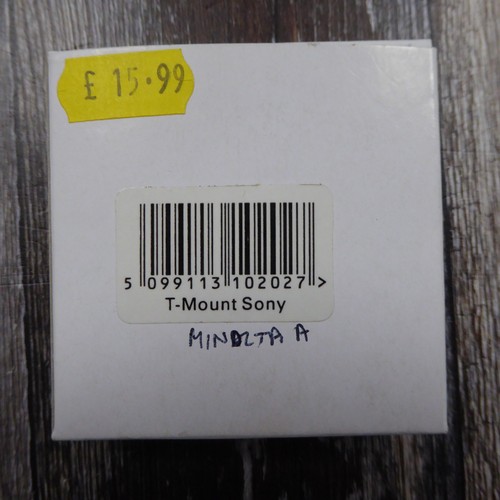Lens adapter mount - t-mount, to