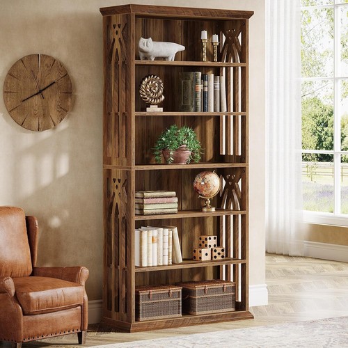 Tier modern bookshelf - 6-tier,