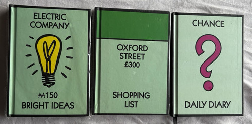 Monopoly notebook set chance - monopoly,