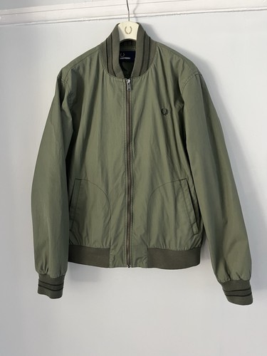 Fred perry bomber jacket green - perry,